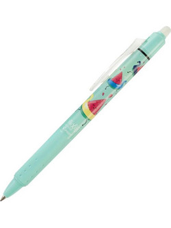 Pilot Frixion Ball Clicker Pool Party Pastel Green Στυλό Gel που Σβήνει 0.7mm Μαύρο 230.464976