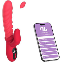 IntoYou Tingly Vibrator with Finger Δονητής Rabbit Κόκκινος IN-210