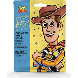 Mad Beauty Toy Story Cosmetic Woody Sheet Μάσκα Προσώπου για Ενυδάτωση με Υαλουρονικό 1τμχ