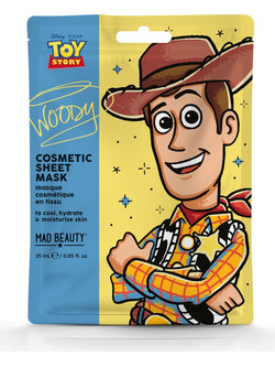Mad Beauty Toy Story Cosmetic Woody Sheet Μάσκα Προσώπου για Ενυδάτωση με Υαλουρονικό 1τμχ