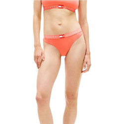 Tommy Hilfiger Βαμβακερό Γυναικείο String Πορτοκαλί UW0UW06039-TKL