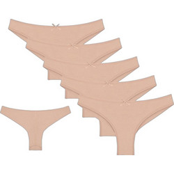 Donella Βαμβακερά Γυναικεία Brazil Μπεζ 5Pack 4095T