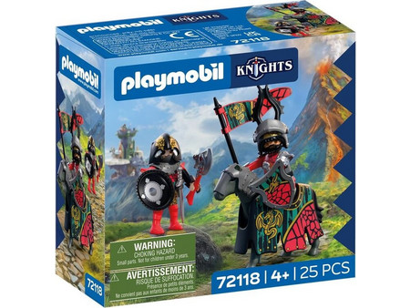 Playmobil Knights Αρχηγός Ιπποτών Δράκων & Πολεμιστής για 4+ Ετών 72118