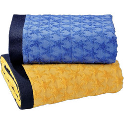 Down Town Home Stars Πετσέτα Θαλάσσης Γαλάζια Navy Μπλε 90x180cm