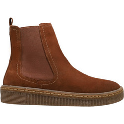 Nine West Mancose Γυναικεία Μποτάκια Chelsea Suede Καφέ 101065039