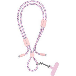 Devia EC428 Braided USB-C to USB-C 60W 1.6m Pink