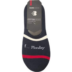 EKMEN Monday Ανδρικές Κάλτσες Σοσόνια με Σχέδια Navy Μπλε S4U448
