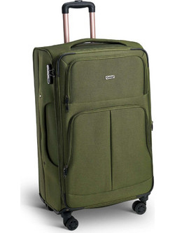 Xplorer 15905 Βαλίτσα Μεγάλη 78x46x31cm με 4 Ρόδες Χακί