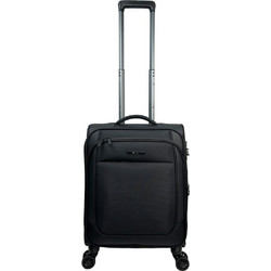 RCM 214 Βαλίτσα Καμπίνας 55x40x20cm με 4 Ρόδες Μαύρη