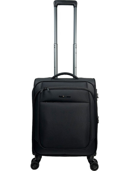 RCM 214 Βαλίτσα Καμπίνας 55x40x20cm με 4 Ρόδες Μαύρη
