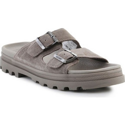 Palladium Γυναικεία Σανδάλια Suede Ανθρακί 74455-276