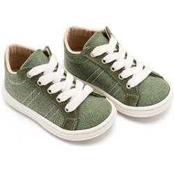 Babywalker Βαπτιστικά Sneakers για Αγόρι Υφασμάτινα Ανατομικά Χακί BS3087