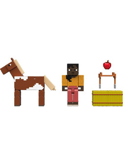 Mattel Minecraft Stable Master Makena & Horse