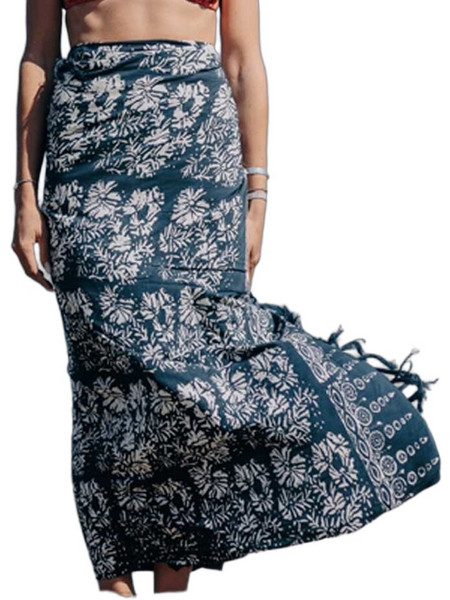Nature & Body Lisna Bali Παρεό Μακρύ Navy Μπλε 520043190455