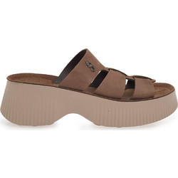 Fantasy Sandals Ανατομικές Καλοκαιρινές Γυναικείες Πλατφόρμες Χαμηλές Καφέ S2110