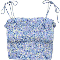Vero Moda Γυναικείο Καλοκαιρινό Crop Top Μπλε 10269572