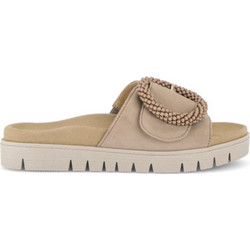 Gabor Γυναικεία Σανδάλια Suede Ανατομικά Μπεζ 63745N-14