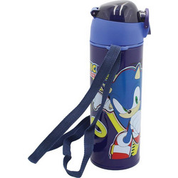 Gim Sonic Classic Παιδικό Παγούρι Θερμός Ανοξείδωτο BPA Free Μπλε 450ml