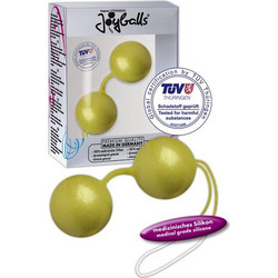 Joy Division Joyballs Metal Κολπικές Μπάλες Κίτρινες
