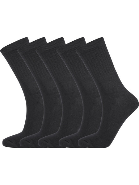 Endurance Seko Ανδρικές Κάλτσες Ψηλές Μαύρες 5Pack E222072-1001