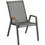 HomeMarkt Leone Πολυθρόνα Κήπου Μεταλλική Γκρι HM6429.01
