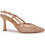 Adam's Γόβες Slingback Δερμάτινες με Λεπτό Ψηλό Τακούνι Μπεζ 848-26006-27