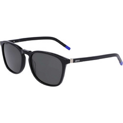Zeiss ZS22511S 54180 Ανδρικά Γυαλιά Ηλίου Τετράγωνα Κοκάλινα Μαύρα με Μαύρο Φακό