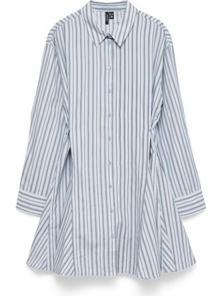 Vero Moda Sienna Mini Καθημερινό Φόρεμα Σεμιζιέ Γαλάζιο 10346768