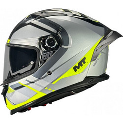 MT Braker SV Inception C2 Black Grey Fluo Gloss Κράνος Μηχανής Full Face 1650gr