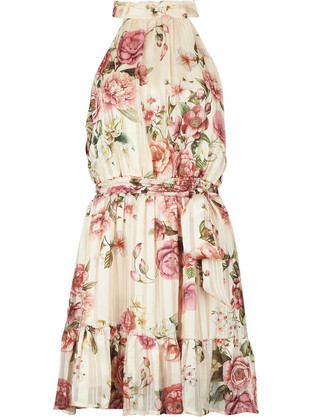 Guess Daniel Mini Καλοκαιρινό Φόρεμα για Γάμο / Βάπτιση Floral Εκρού W6GKAEW2555-PMM9