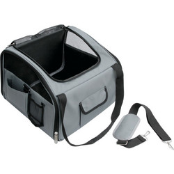 Lampa Pets Kennel 2 in 1 Κάθισμα Αυτοκινήτου για Σκύλο Γκρι 40x38x28cm