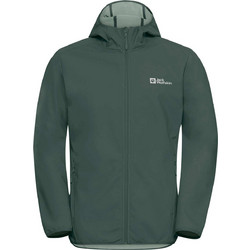 Jack Wolfskin Αθλητικό Ανδρικό Μπουφάν Χειμωνιάτικο Softshell Αδιάβροχο Αντιανεμικό Χακί 1307471-E0271