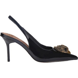 Kurt Geiger Γόβες Slingback Λουστρίνι με Τακούνι Στιλέτο με Στρας Μαύρες 5386400309