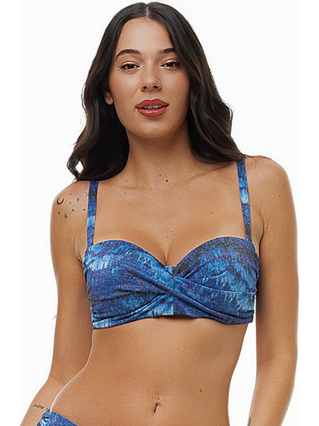 Bluepoint Bikini Top Strapless Μπλε 26066112D-14