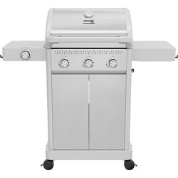 Bormann Elite Legend BBQ7031 Φορητή Ψησταριά Υγραερίου με 3 Εστίες και Πλαϊνό Μάτι 11.5kW Επιφάνειας 60x42cm 084211