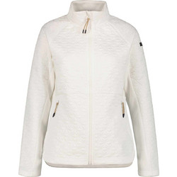 Icepeak Almena Γυναικεία Ζακέτα Fleece Μακριά με Φερμουάρ Λευκή 8-54833-425-010