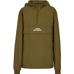 Mister Tee Γυναικείο Μπουφάν Χειμωνιάτικο Pullover Μακρύ Χακί MT3919-00176