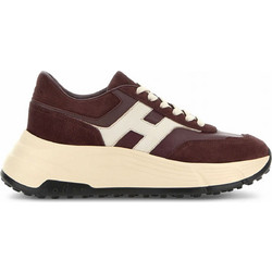 Hogan Γυναικεία Sneakers Flatforms Σοκολατί HXW6690FR30UHG-0VT3