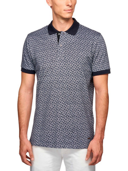 Geox Ανδρική Μπλούζα Polo Κοντομάνικη Navy Μπλε M5510NT3250
