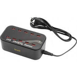 SECURIT MC-LD-MC10 Βάση Φόρτισης με 10 Θύρες USB-A