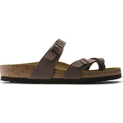 Birkenstock Mayari Δερμάτινα Γυναικεία Σανδάλια Ανατομικά Καφέ 0071061