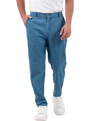 Denim Vieste Ανδρικό Τζιν Παντελόνι Κανονική Εφαρμογή Μπλε 500-25