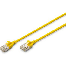 Digitus F/FTP Cat.6a Καλώδιο Δικτύου Ethernet 2m Yellow DK-1632-A-020S-Y