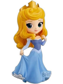 Bandai Disney Princess Q Posket Aurora Blue Dress 14cm