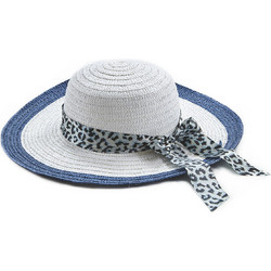 Verde Γυναικείο Καπέλο Fedora Ψάθινο Λευκό 05-0679