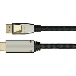 Python Καλώδιο DisplayPort 1.4 to HDMI Male Braided 2m Black GC-M0217