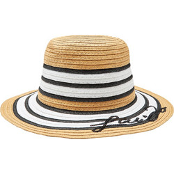 Liu Jo Γυναικείο Καπέλο Fedora Ψάθινο Ταμπά Μαύρο VA3172T0300-00411