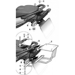 Shad Top Master Σχάρα Μηχανής για BMW F800 SR '09-'15