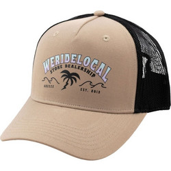 We Ride Local Ανδρικό Καπέλο Jockey με Δίχτυ Snapback Υφασμάτινο Μπεζ CTSSSS26