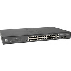 LevelOne GTP-2871DP Managed L3 Switch με 24 Θύρες Ethernet 1000Mbps και 4 SFP θύρες